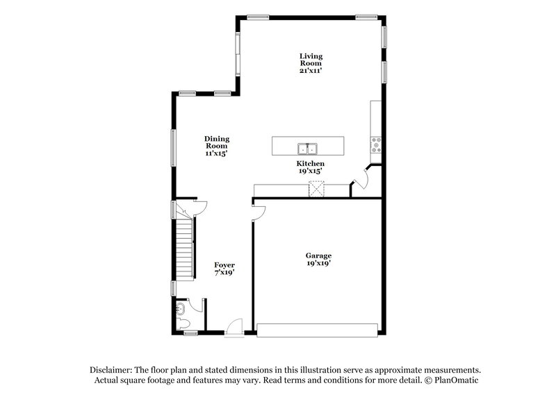 2,300/Mo, 1946 N 55th Place Mesa, AZ 85205 Floor Plan View