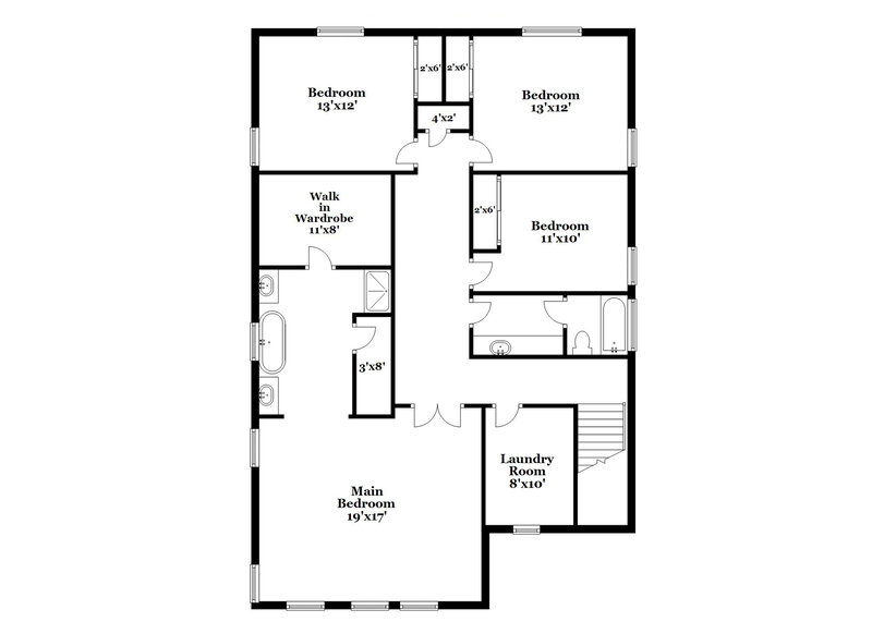 2,780/Mo, 5538 E Jaeger Street Mesa, AZ 85205 Floor Plan View 2