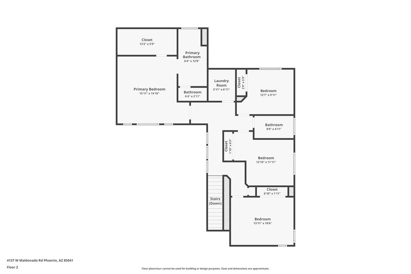 2,285/Mo, 4137 W Maldonado Rd Phoenix, AZ 85041 Floor Plan View 2