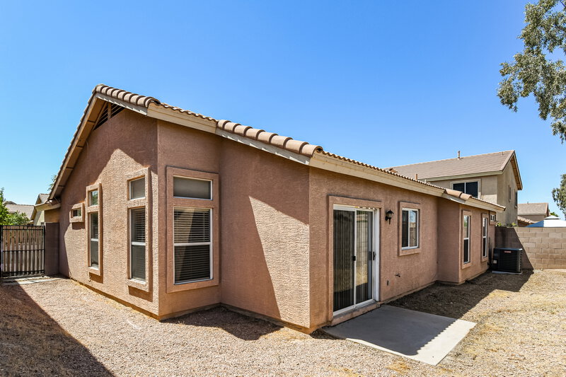 2,125/Mo, 6728 E Riverdale St Mesa, AZ 85215 Rear View