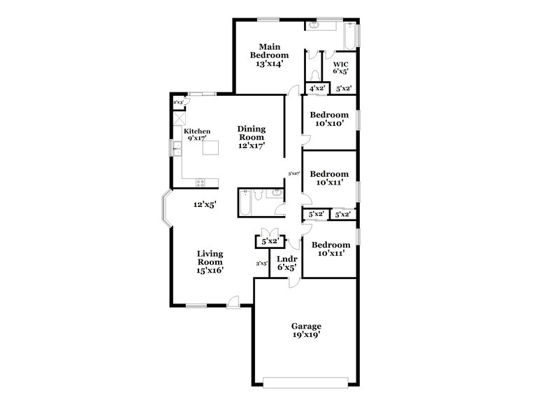 2,315/Mo, 3402 N 129th Drive Avondale, AZ 85392 Floorplan View