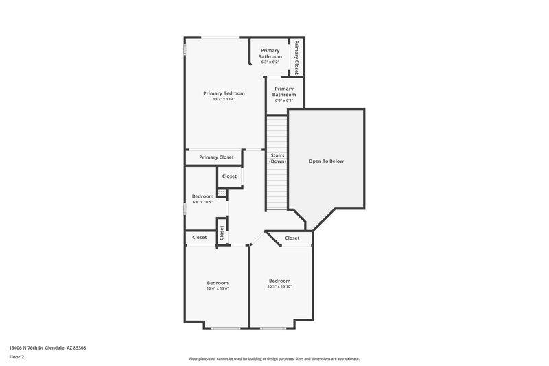 3,020/Mo, 19406 N 76th Drive Glendale, AZ 85308 Floor Plan View 2