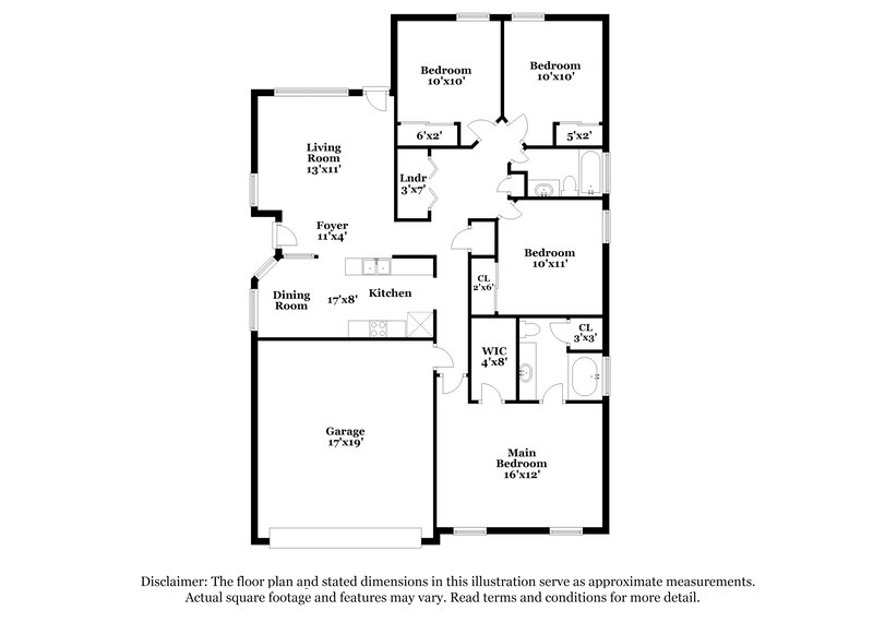 2,015/Mo, 1718 E Daniella Dr San Tan Valley, AZ 85140 Floor Plan View
