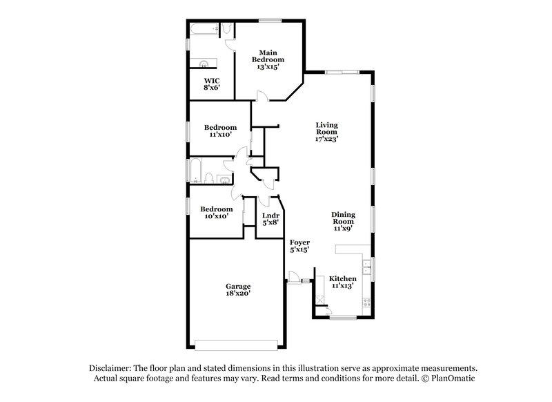 2,025/Mo, 914 S Vegas Mesa, AZ 85208 Floor Plan View