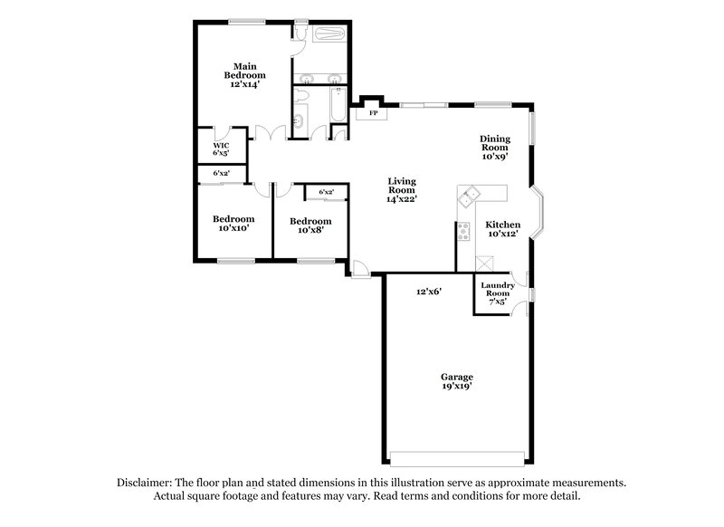 1,895/Mo, 8746 W Mclellan Road Glendale, AZ 85305 Floor Plan View