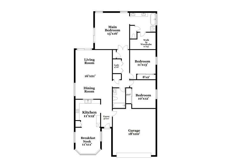 2,325/Mo, 4818 E Hilton Avenue Mesa, AZ 85206 Floorplan View