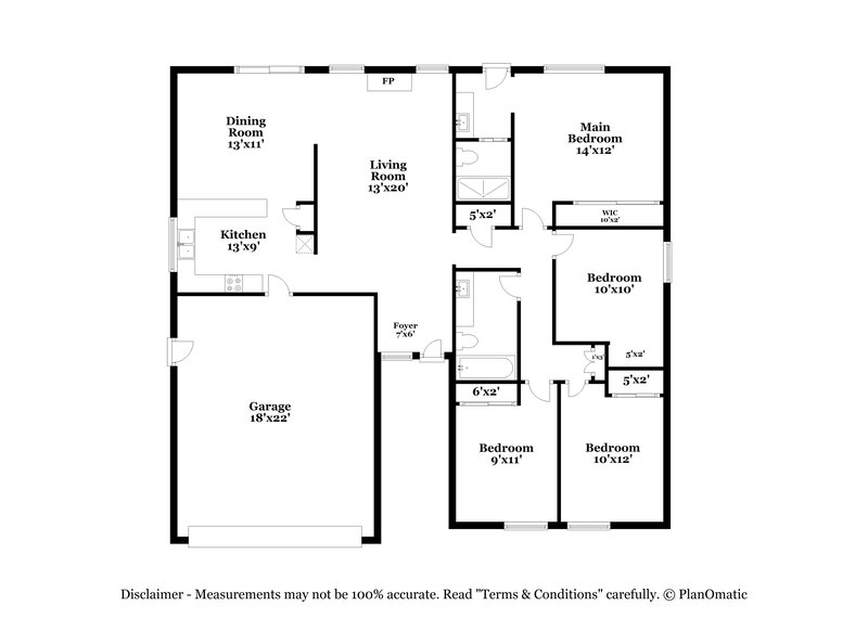 2,305/Mo, 3060 E Emelita Ave Mesa, AZ 85204 Floor Plan View
