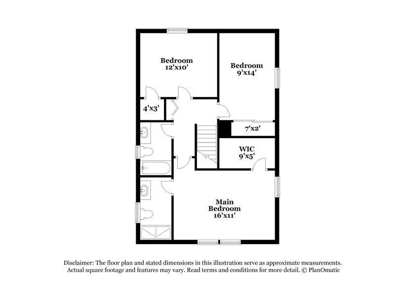 2,245/Mo, 1420 E Topeka Dr Phoenix, AZ 85024 Floor Plan View 2