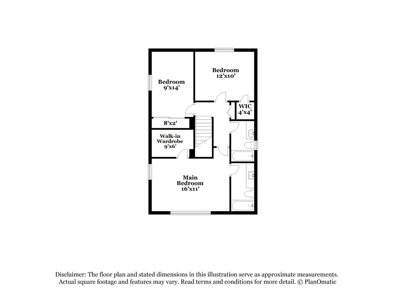 2,030/Mo, 4701 W Escuda Drive Glendale, AZ 85308 Floor Plan View 2