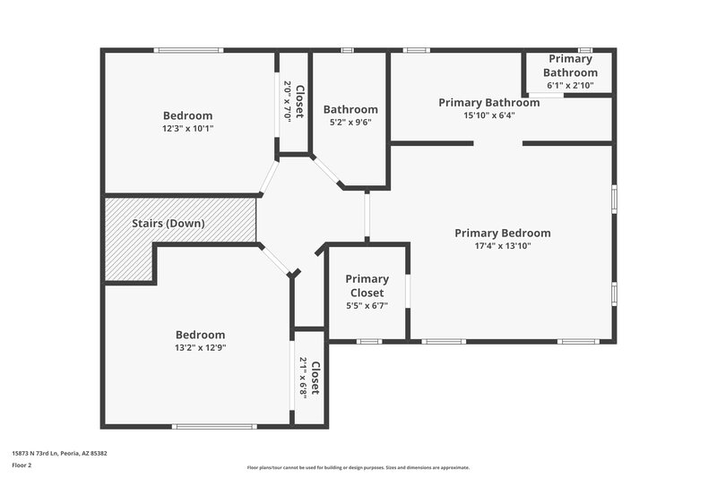 2,085/Mo, 15873 N 73rd Ln Peoria, AZ 85382 Floor Plan View 2