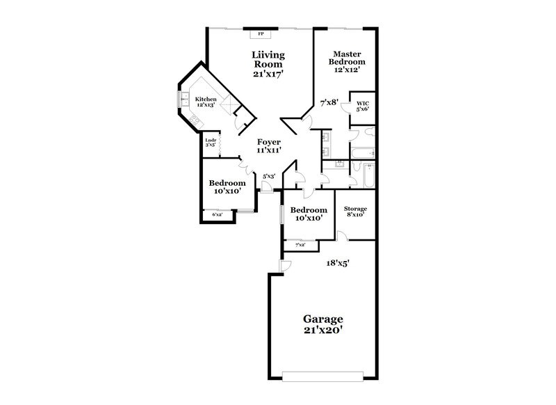 2,930/Mo, 1109 N Willow St Chandler, AZ 85226 Floor Plan View