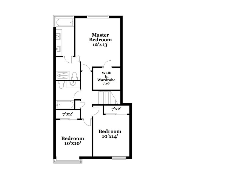 2,640/Mo, 4039 W Salter Dr Glendale, AZ 85308 Floor Plan View 2