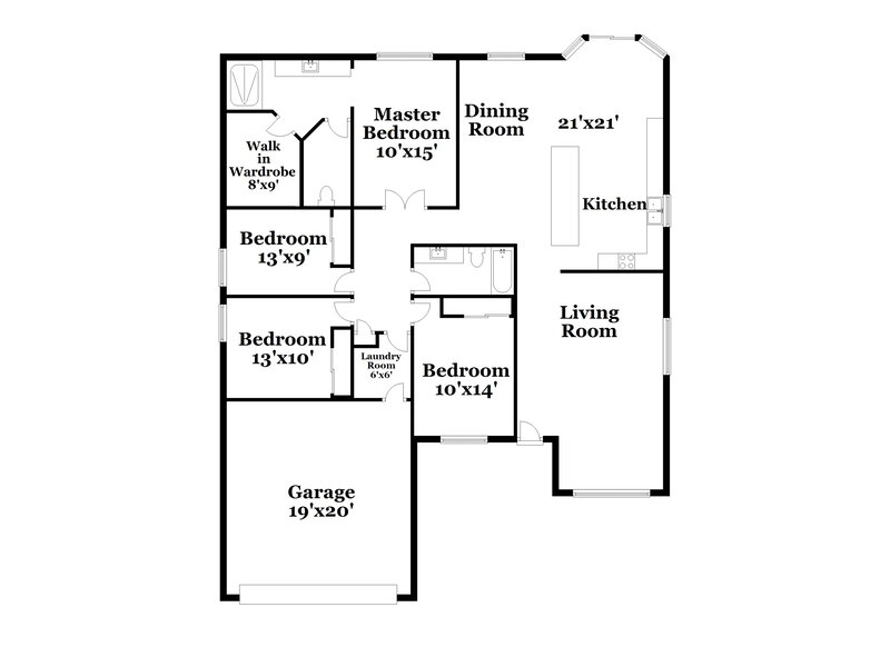 2,220/Mo, 14446 W Wendover Dr Surprise, AZ 85374 Floorplan View