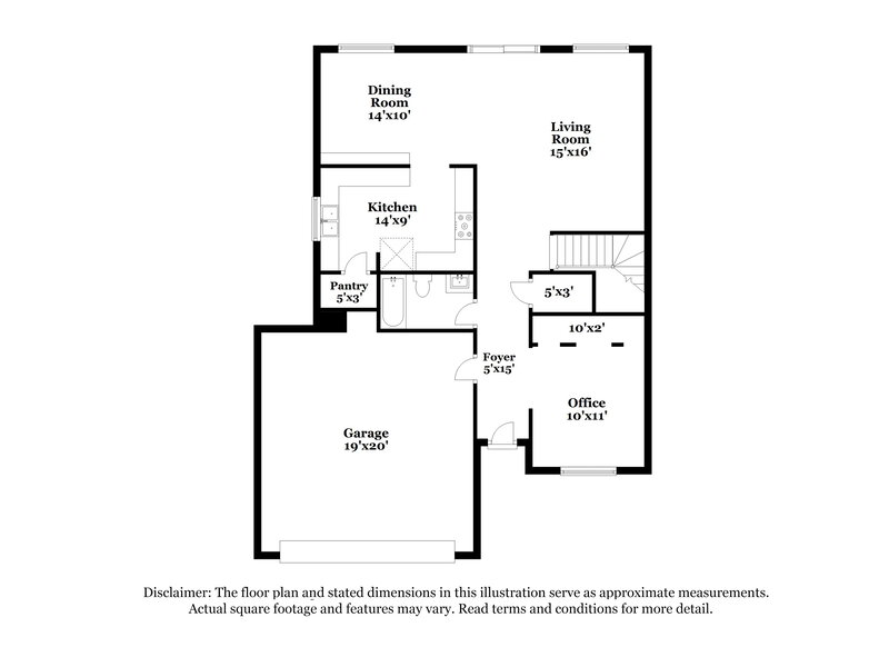 3,300/Mo, 2004 S 106th Ln Tolleson, AZ 85353 Floor Plan View