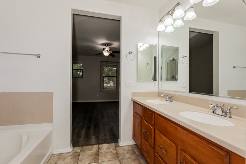 2,080/Mo, 992 S Hawk Ln Gilbert, AZ 85296 Main Bathroom View 2