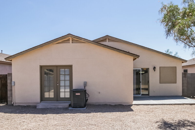 1,675/Mo, 1854 E Desert Rose Trl San Tan Valley, AZ 85143 Rear View