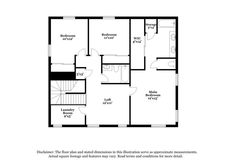 1,830/Mo, 17014 W Rimrock St Surprise, AZ 85388 Floor Plan View 2