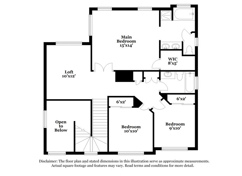 1,940/Mo, 12933 W Monte Vista Avondale, AZ 85392 Floor Plan View