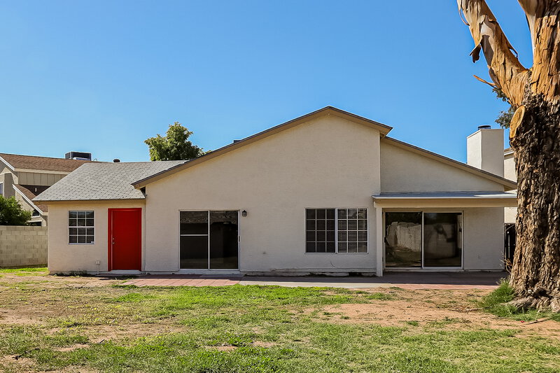 1,990/Mo, 3134 E McKellips Rd #11 Mesa, AZ 85213 Rear View