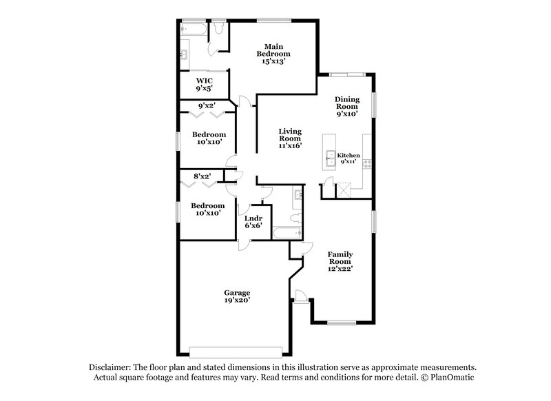 2,105/Mo, 11043 E Delta Ave Mesa, AZ 85208 Floor Plan View