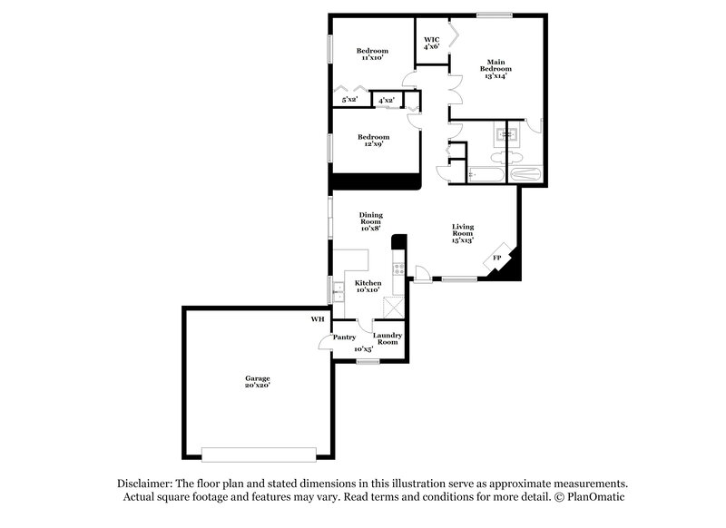 2,080/Mo, 18210 N 29th Ave Phoenix, AZ 85053 Floor Plan View