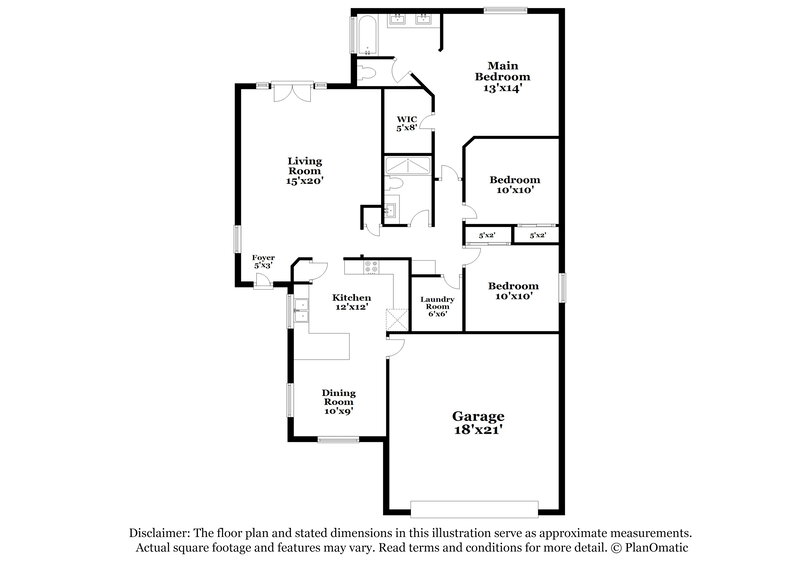 2,485/Mo, 2533 E Camino St Mesa, AZ 85213 Floor Plan View