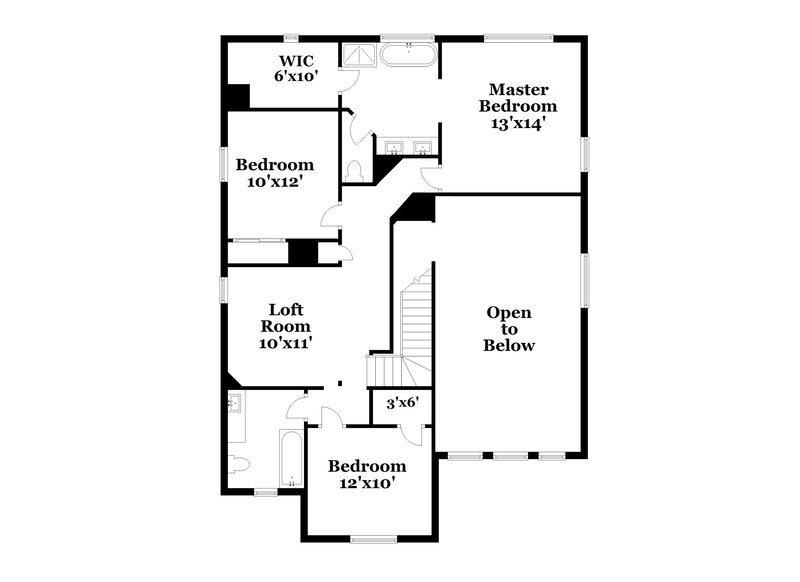 2,385/Mo, 7220 W Warner St Phoenix, AZ 85043 Floor Plan View 2