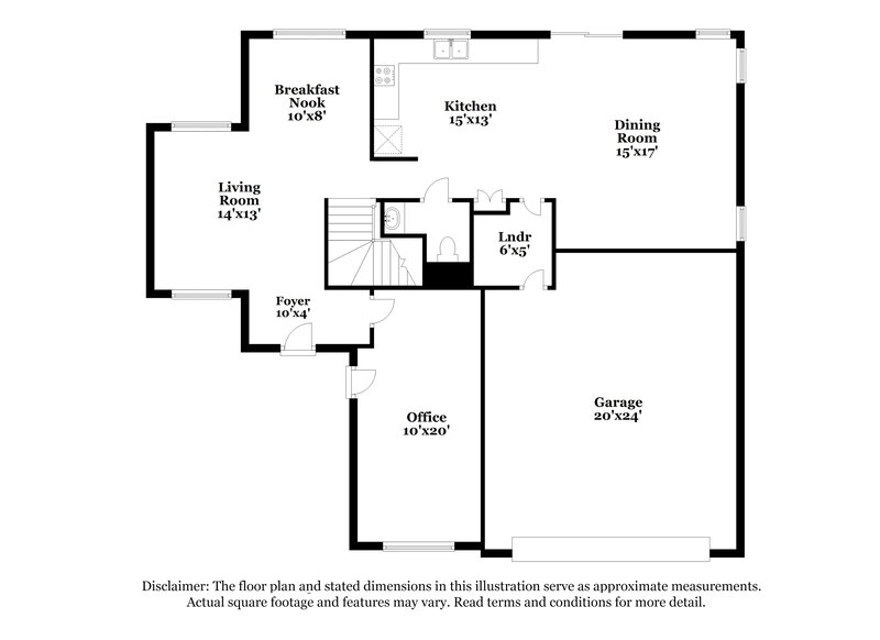 2,290/Mo, 16073 W Grant St Goodyear, AZ 85338 Floor Plan View