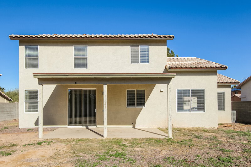 2,290/Mo, 16073 W Grant St Goodyear, AZ 85338 Rear View 2