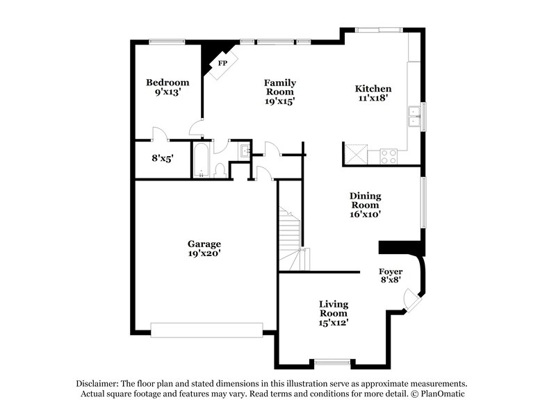 2,585/Mo, 1613 W St Catherine Ave Phoenix, AZ 85041 Floor Plan View