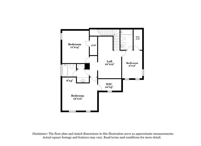 2,550/Mo, 16967 W Hilton Ave Goodyear, AZ 85338 Floor Plan View 2