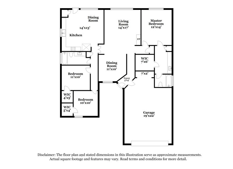 2,145/Mo, 10126 W Medlock Ave Glendale, AZ 85307 Floor Plan View