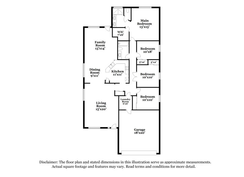 2,090/Mo, 11950 W Jackson St Avondale, AZ 85323 Floor Plan View