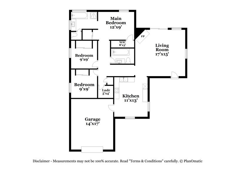 2,185/Mo, 16104 W Jefferson St Goodyear, AZ 85338 Floor Plan View