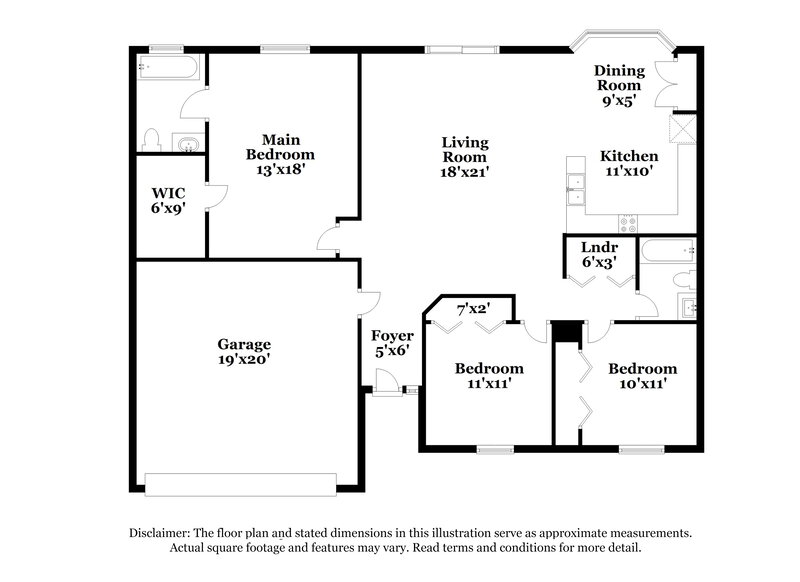 2,335/Mo, 1042 S Canal Dr Gilbert, AZ 85296 Floor Plan View