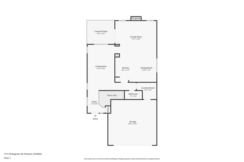 2,055/Mo, 1111 W Wagoner Rd Phoenix, AZ 85023 Floor Plan View