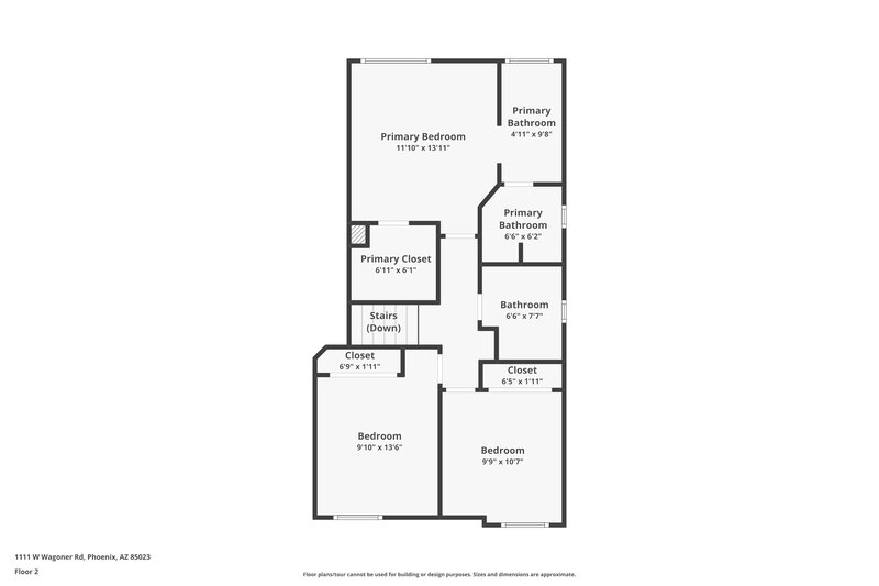 2,055/Mo, 1111 W Wagoner Rd Phoenix, AZ 85023 Floor Plan View 2