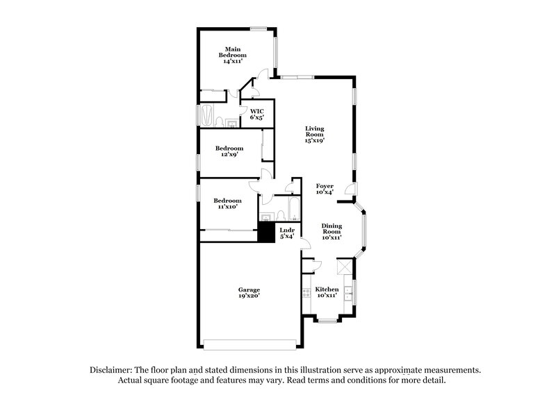 1,865/Mo, 11622 W Olive Dr Avondale, AZ 85392 Floorplan View