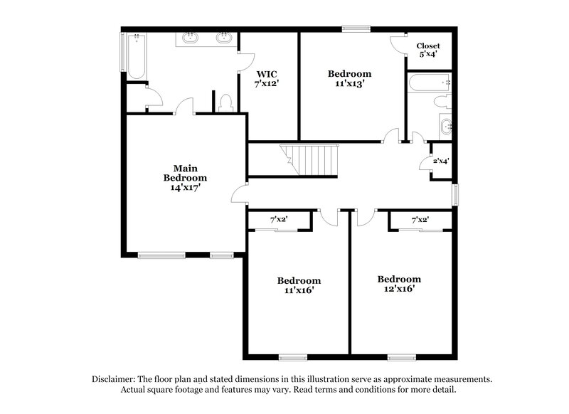 2,020/Mo, 30144 N Desert Willow Boulevard San Tan Valley, AZ 85143 Floor Plan View 2