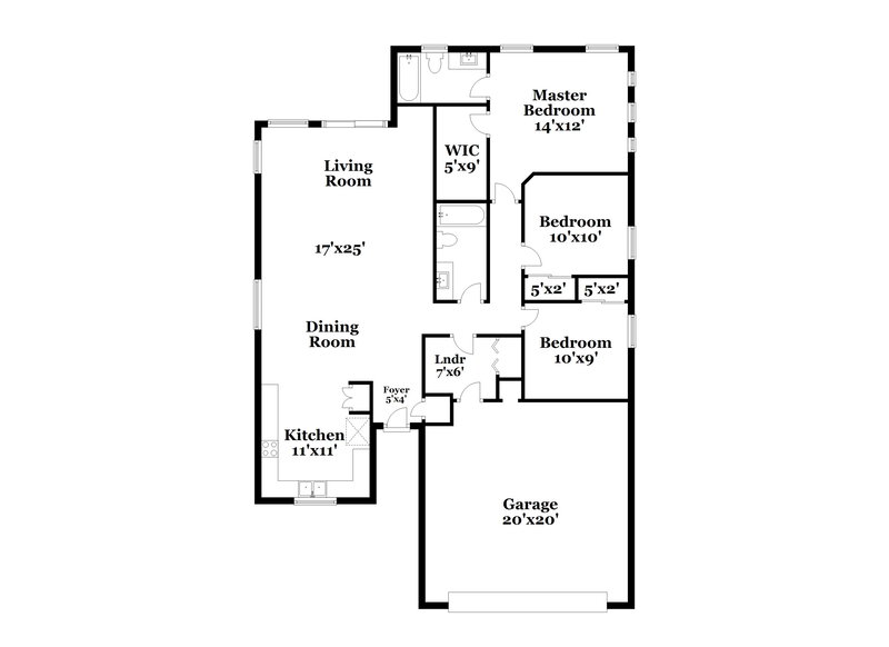 2,085/Mo, 8415 W Veliana Way Tolleson, AZ 85353 Floor Plan View