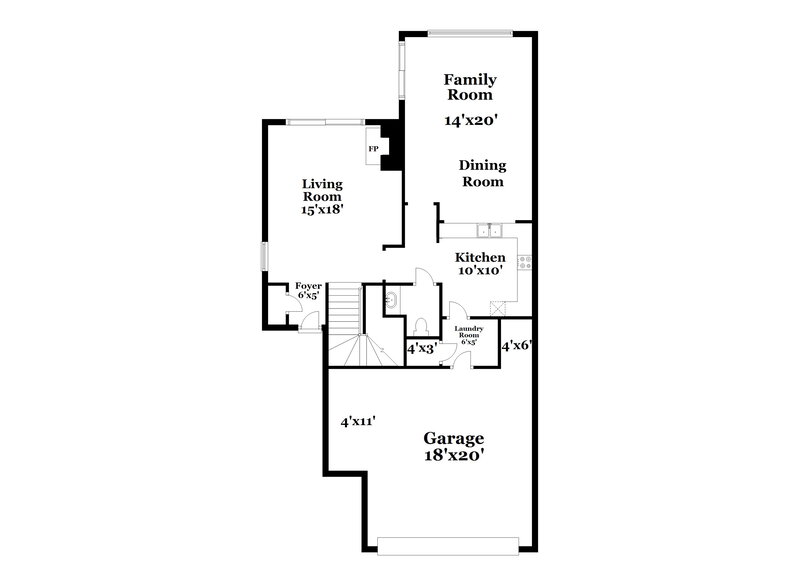 2,450/Mo, 1534 E Campbell Ave Gilbert, AZ 85234 Floor Plan View