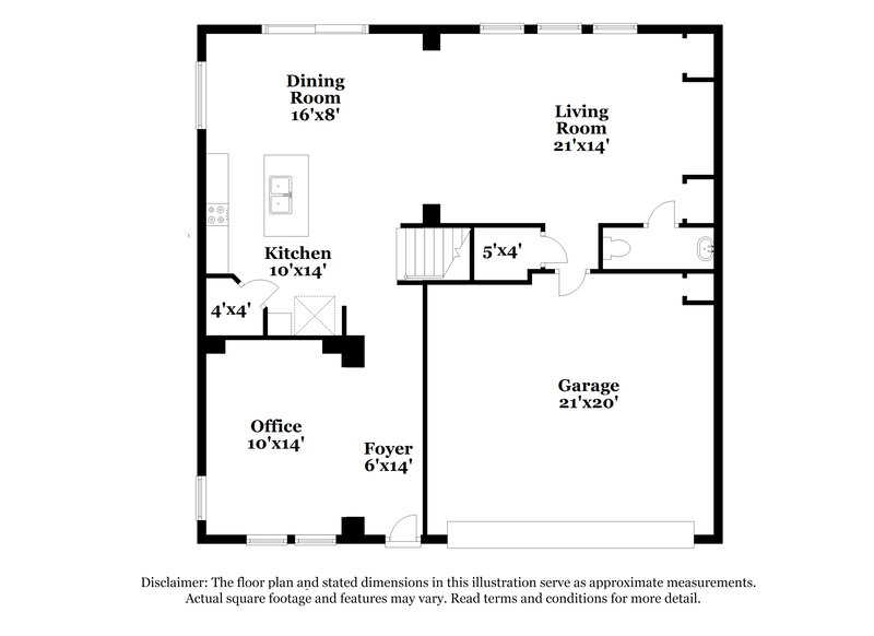 2,280/Mo, 1611 S 120th Ln Avondale, AZ 85323 Floor Plan View