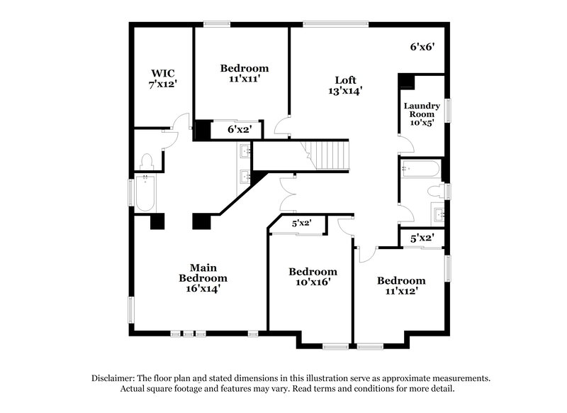 2,280/Mo, 1611 S 120th Ln Avondale, AZ 85323 Floor Plan View 2
