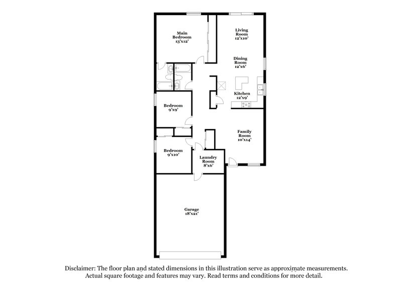 1,795/Mo, 1465 E Rolls Road San Tan Valley, AZ 85143 Floor Plan View