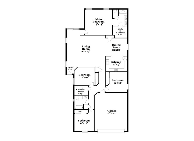 2,440/Mo, 1936 E Dust Devil Dr San Tan Valley, AZ 85143 Floor Plan View