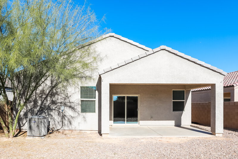 1,735/Mo, 4859 E Rhodium Dr San Tan Valley, AZ 85143 Rear View