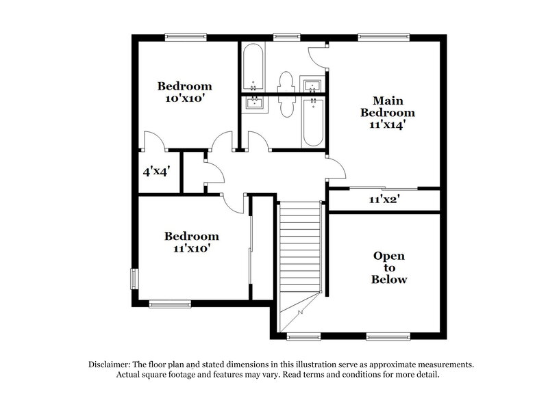 2,870/Mo, 6558 W Chickasaw St Phoenix, AZ 85043 Floor Plan View 2