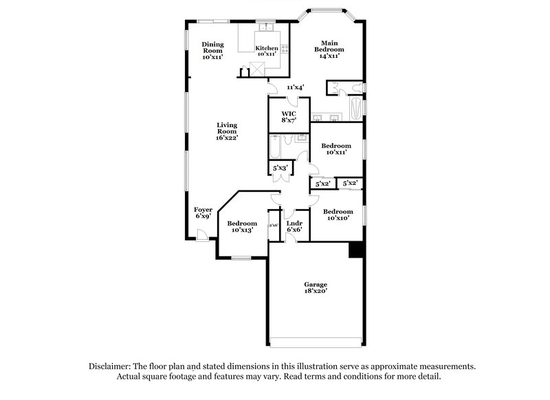 1,865/Mo, 25739 W St Catherine Ave Buckeye, AZ 85326 Floor Plan View