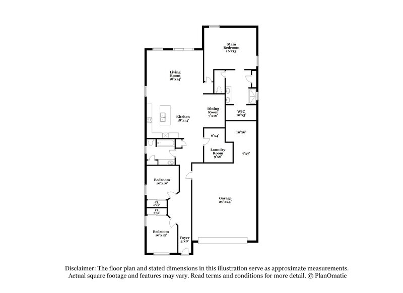 1,795/Mo, 5226 E Sharbel Rd San Tan Valley, AZ 85143 Floor Plan View