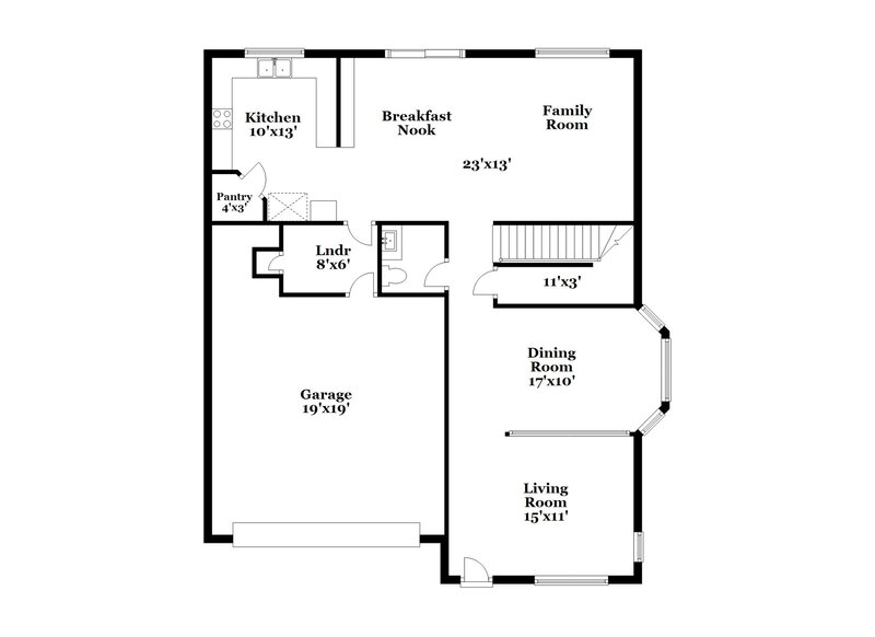 2,235/Mo, 7224 W Crown King Rd Phoenix, AZ 85043 Floor Plan View